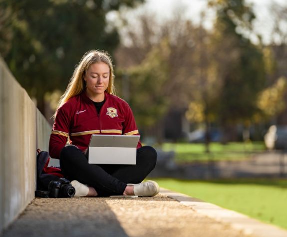 Sport management major Klara Kosan