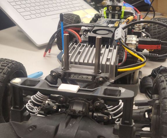 F1TENTH car and the computer