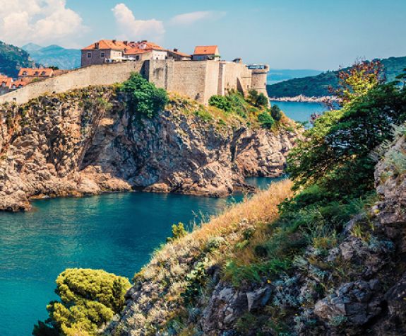 the croatian coastline