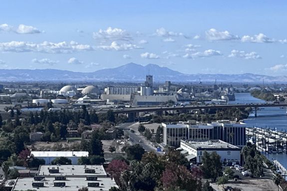 Mt. Diablo from Stockton