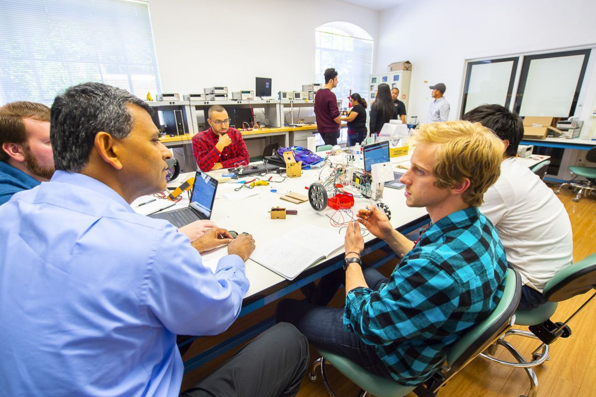 Students in the classroom
