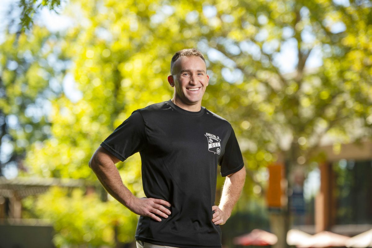 veteran student on the Sacramento campus