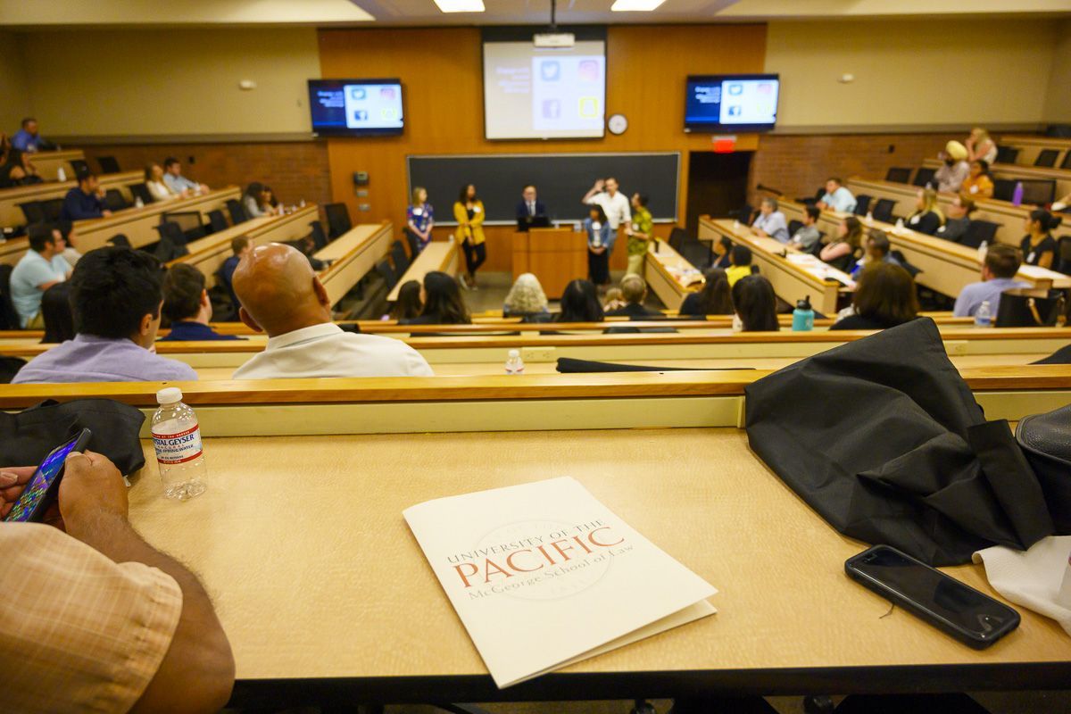 students in a classroom during orientation