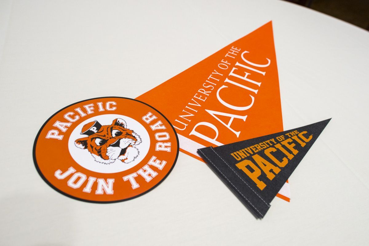 collage of University of the Pacific swag