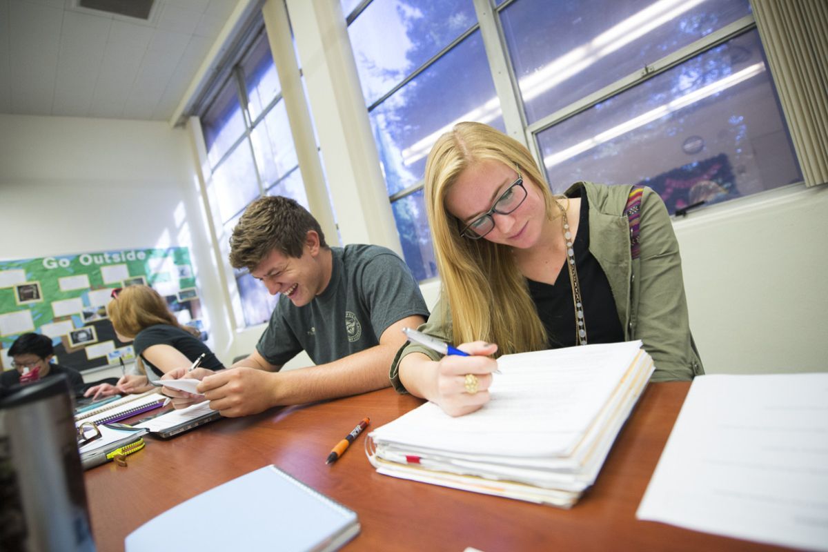 writing in classroom