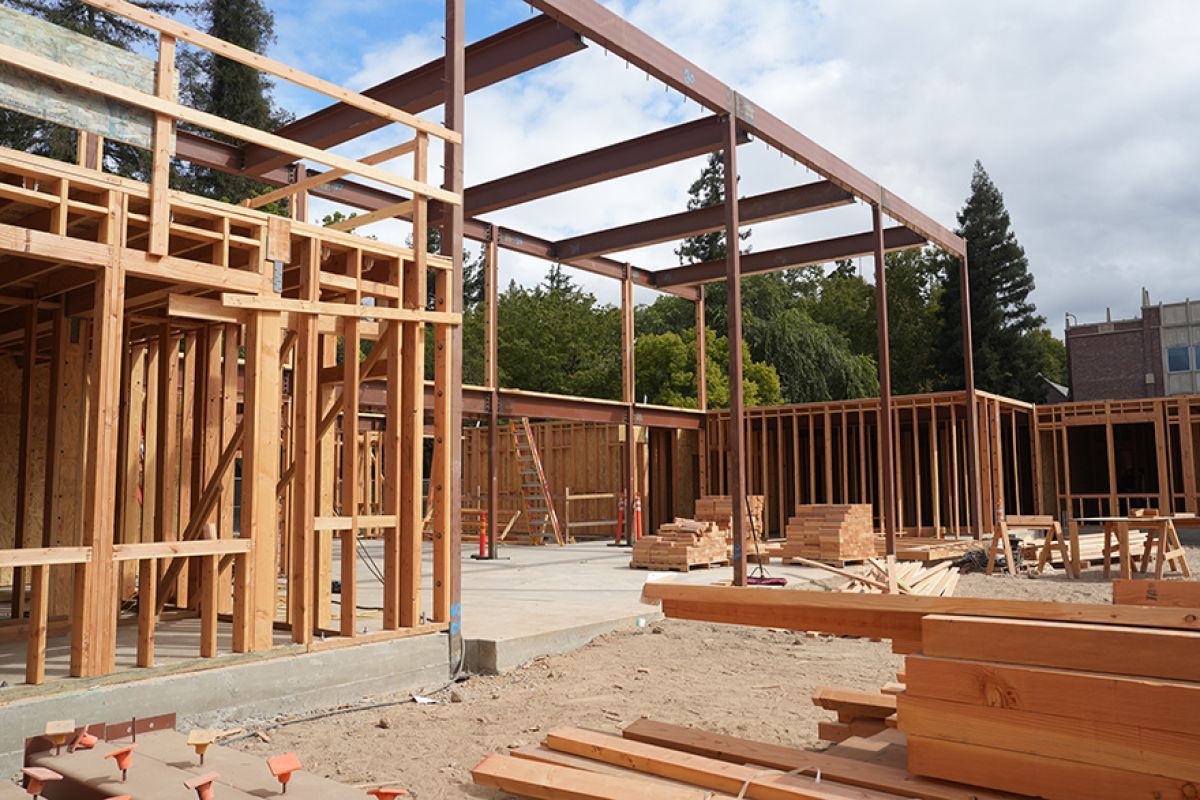 Construction of new Southwest Hall