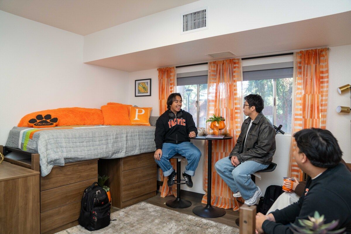 students in dorm