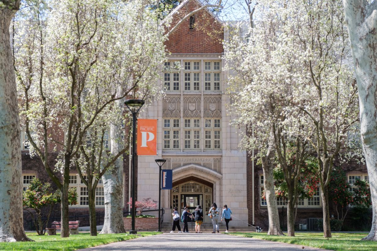 Knoles Hall in the Spring