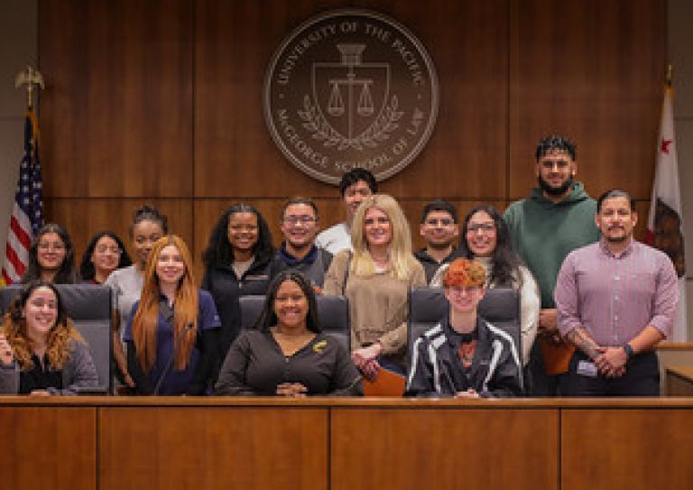 Pacific Legal Advantage Students visit McGeorge