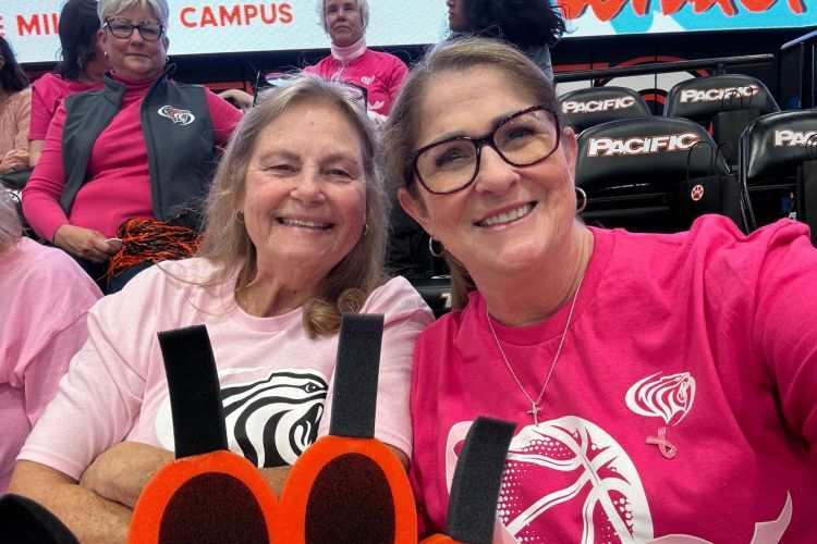 Janet Rogers and Bev LaBelle