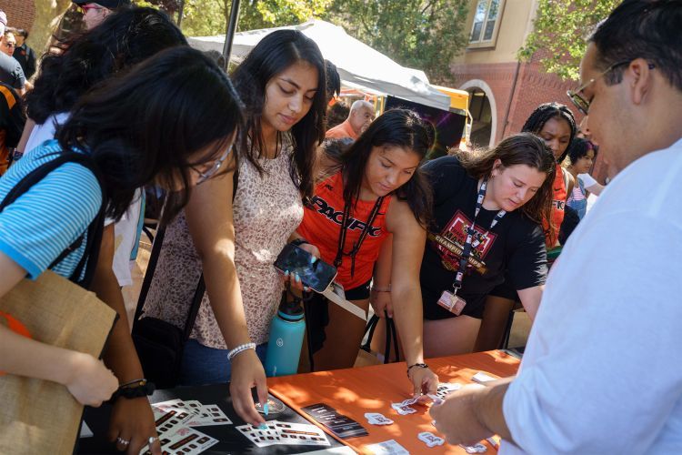 Students learn about clubs at Pacific Friday