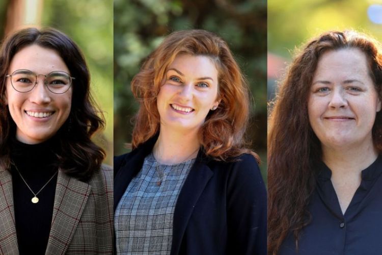 Mika Carl, Cortney Kesterson, and Elynnor Trail