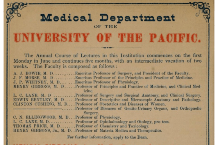 Medical school advertisement 