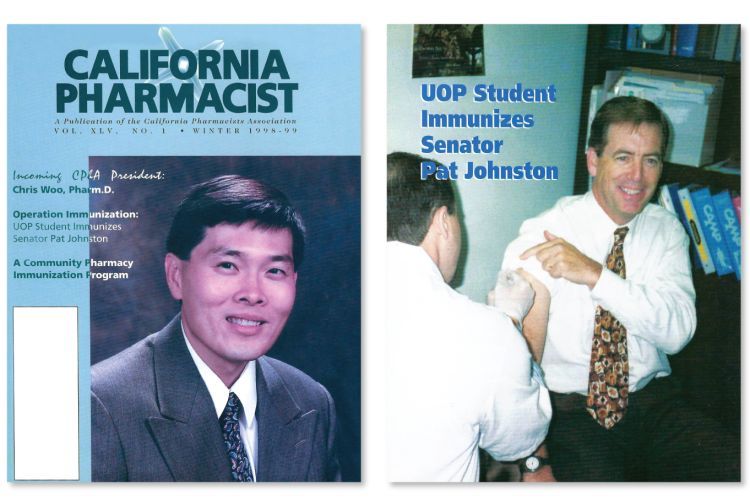California Pharmacist magazine covers Winter 1998-1999
