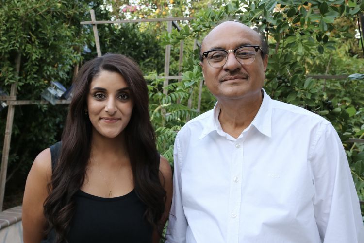 Anika Patel ’21, PharmD, PhD and Rajesh “Raj” Patel ’87, PhD