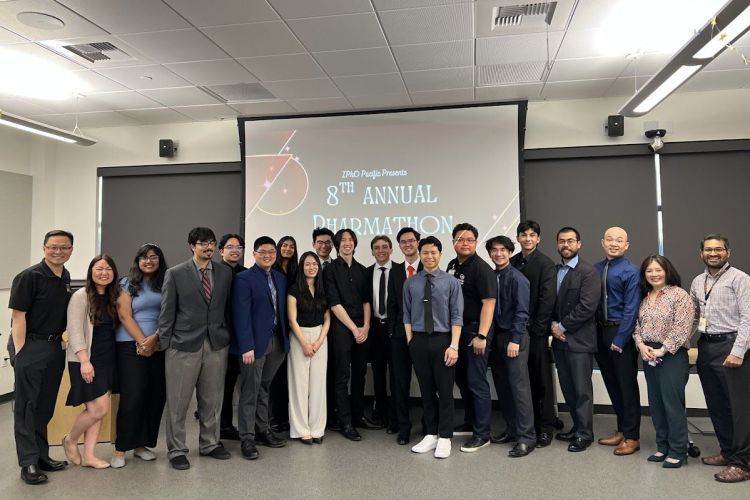 Group photos of the participants and judges of the the 8th Annual Pharmathon competition