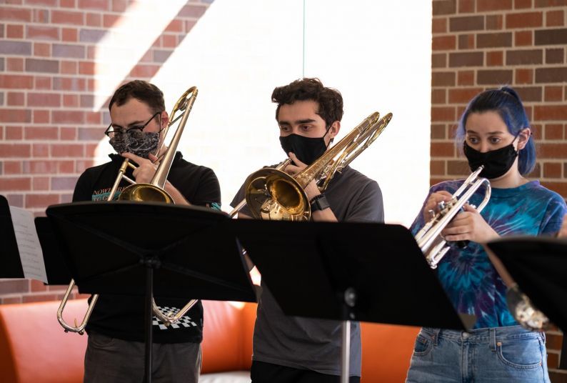 Conservatory students perform during Octubafest