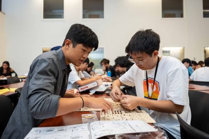 Students experiencing the 2024 Summer High School Institute