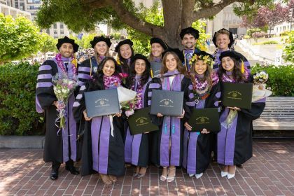 group photo of graduates at Commencement