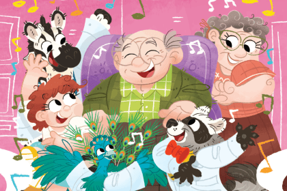 Illustration from the book, "Grandpa’s Forgotten ARIA".