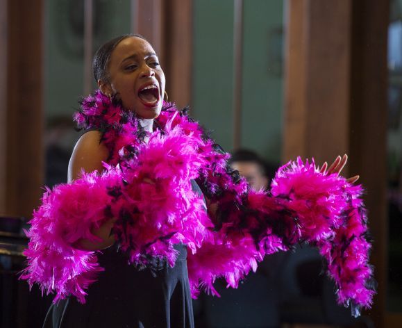 Performance major Tanya Harris