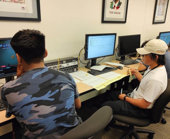 Interface design students